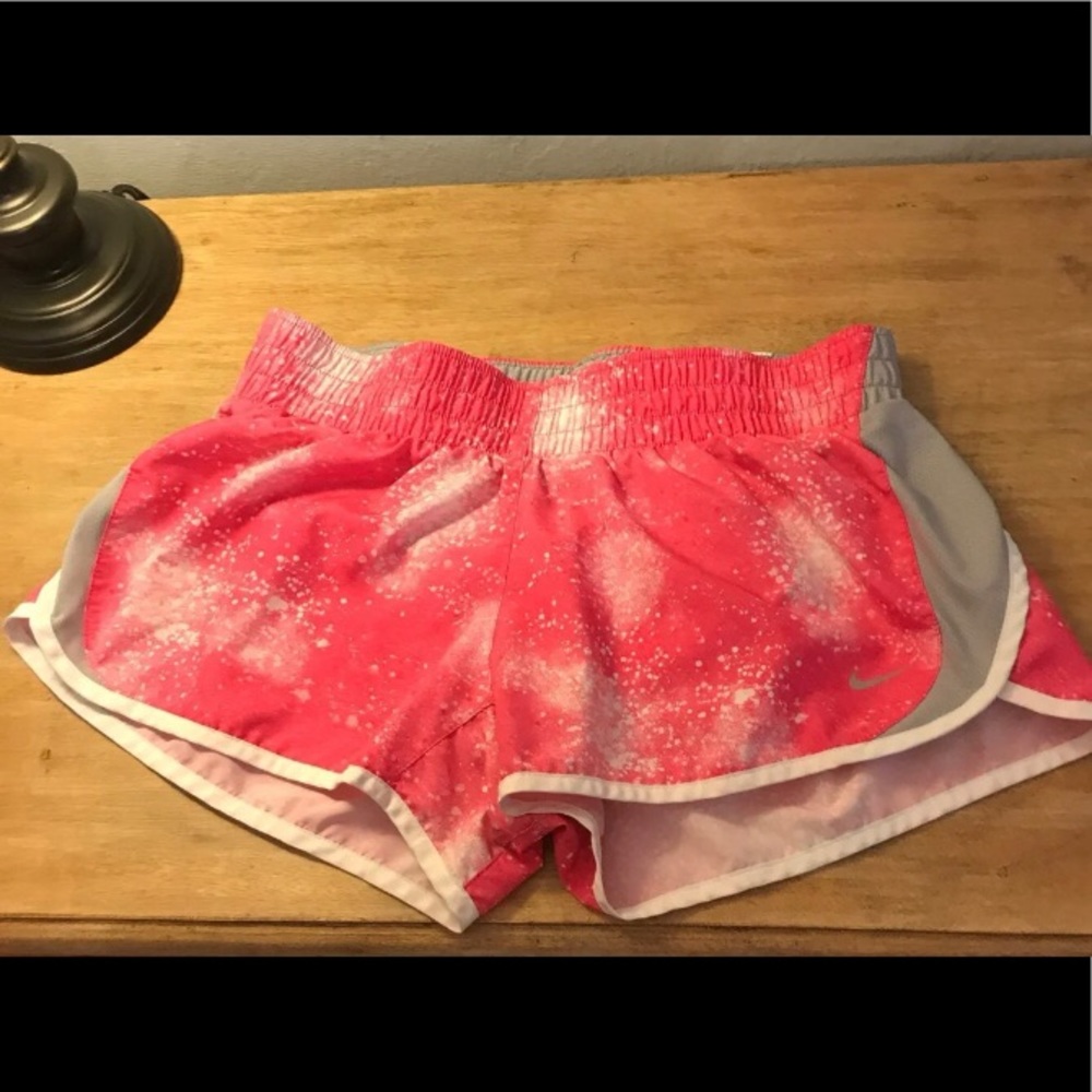 Pink women’s athletic shorts